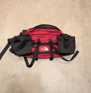 The North Face Mountain Biker Fanny Pack Red Black Hip Bag